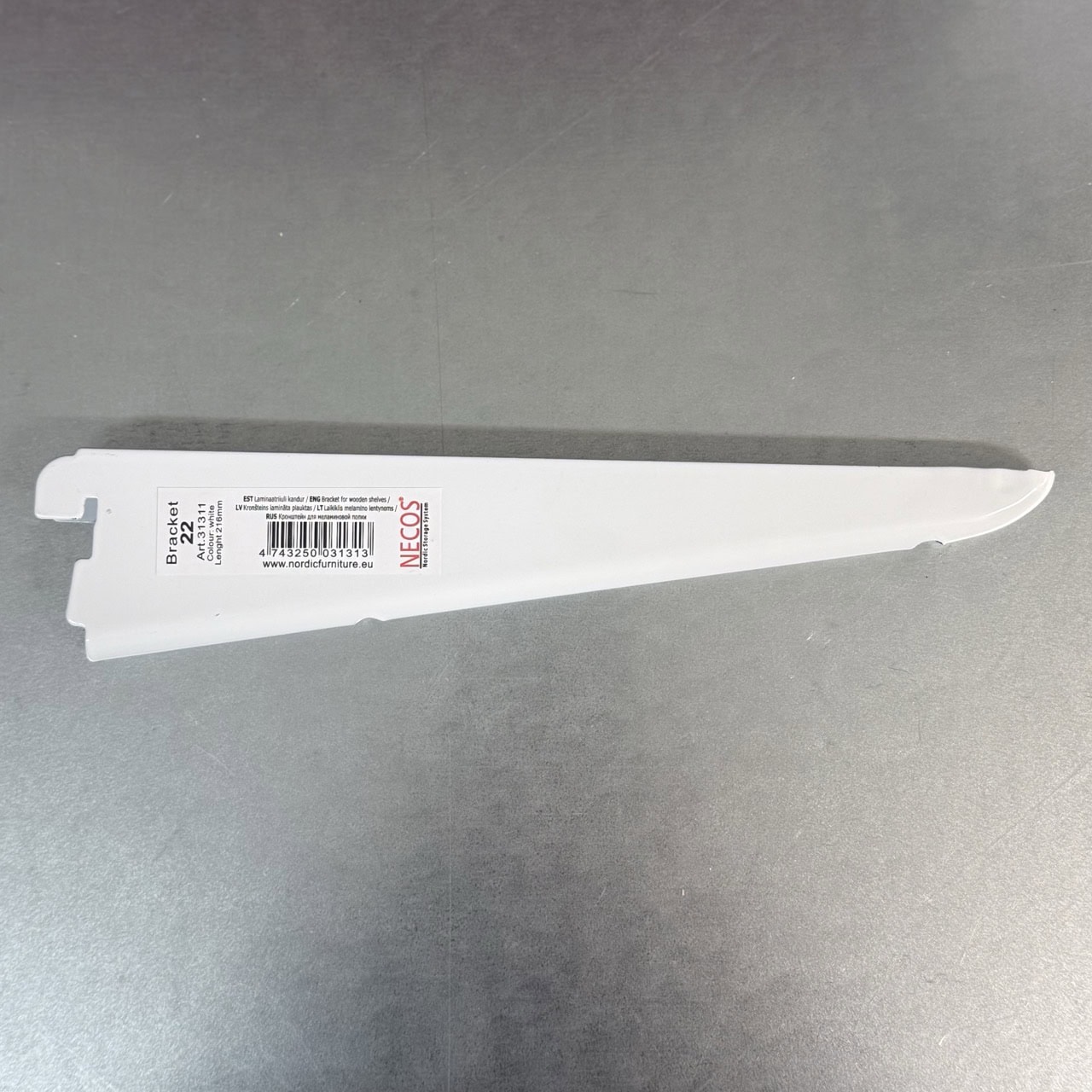 Sienas plauktu konsoles 216 mm