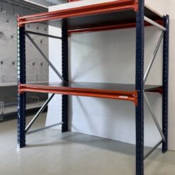 Metāla plaukts ar finiera dēlīšiem, H1500x500x1500 mm