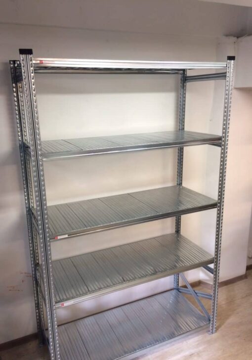 Industriālie plaukti SUPER 1-2-3, Metalsistem, 1972x600x1500 mm