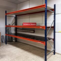 Plaukts ar finiera dēlīšu ieklājumu, H2000x700x2700 mm