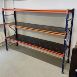 Universālais plaukts Longspan ar finiera plauktu plātnēm, H2000x700x2700 mm