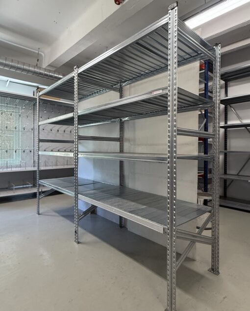 Lietoti Metalsistem plaukti, 2 sekcijas rindā, H1972x600x2700 mm, 75286