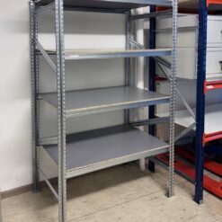 Metalsistem plaukts ar finiera ieklājumu, H1972x600x1200 mm