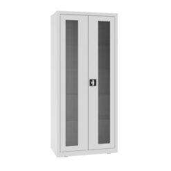 Metāla skapis ar stikla durvīm, NSML 112