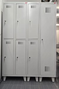 Malow metāla skapji, krāso kods: RAL7035