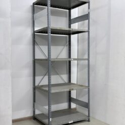 Lietots metāla plaukts, H2000x500x800 mm, 5 līmeņi