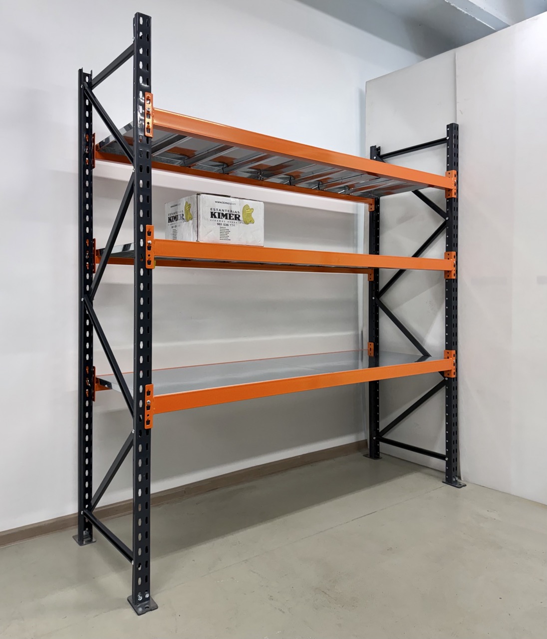 Metāla plaukti, H2000x600x1800 mm