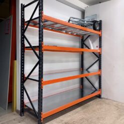 Metāla plaukti noliktavai, H2000x600x1800 mm, 4 līmeņi